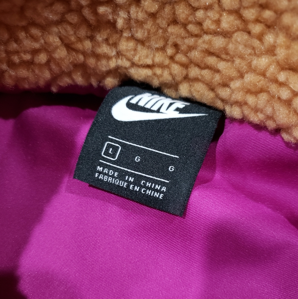 Nike Swoosh Sherpa Jacket - Picture 3 of 6